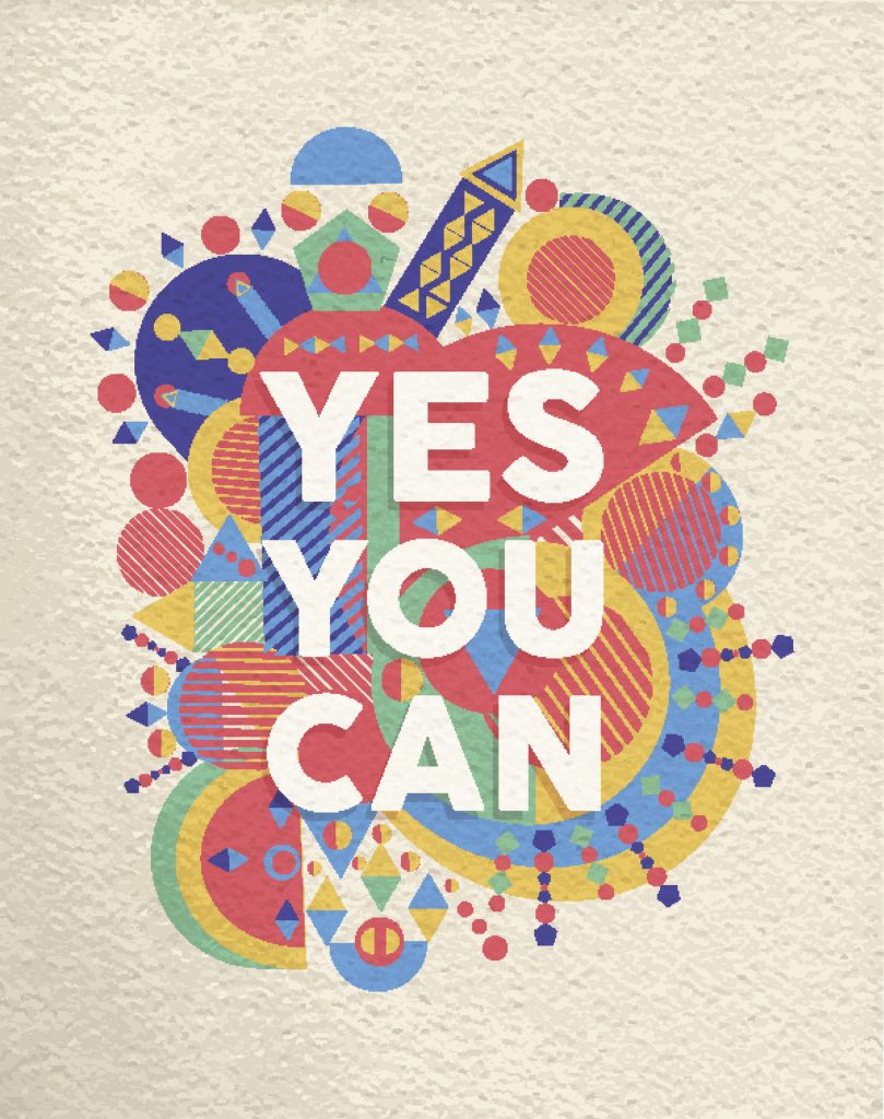 yes, you, can, motivation, poster